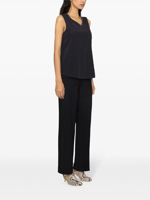 The Best Shops PESERICO: Tops y camisetas sin mangas - Top - Azul