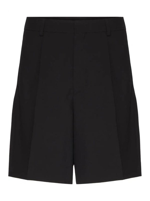 VALENTINO GARAVANI: トラウザーショーツ - ショートパンツ - 黒