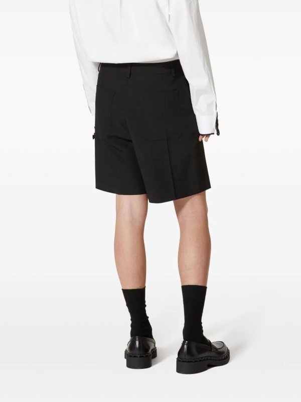 The Best Shops VALENTINO GARAVANI: トラウザーショーツ - ショートパンツ - 黒