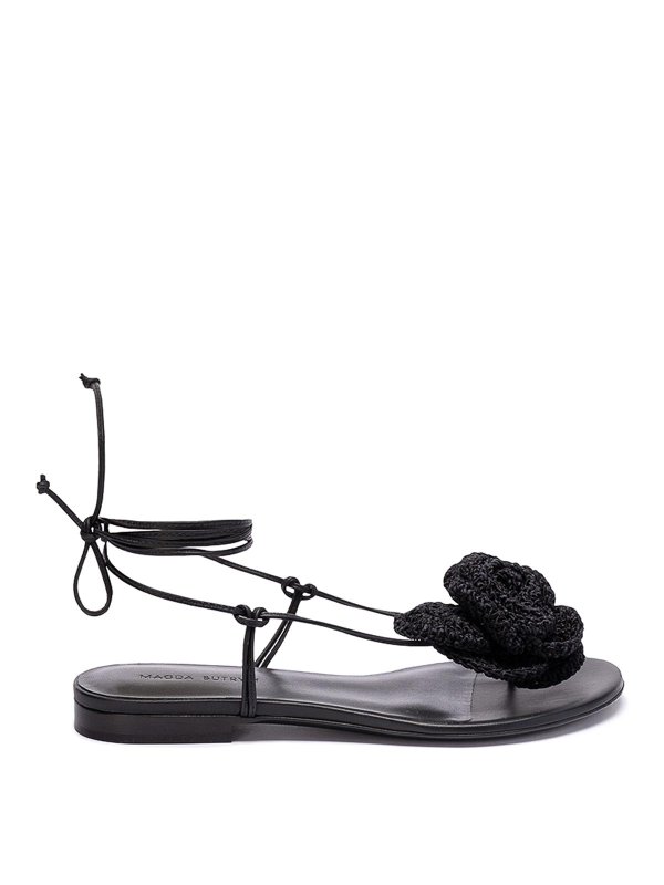 MAGDA BUTRYM: flat shoes - Flower Flat Sandals
