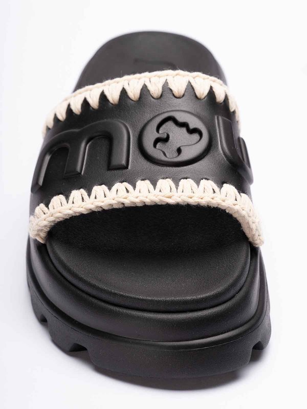 MOU buy online サンダル - 黒