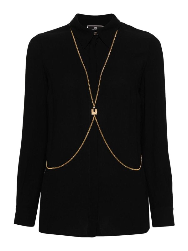 ELISABETTA FRANCHI: camicie - Camicia Con Catena