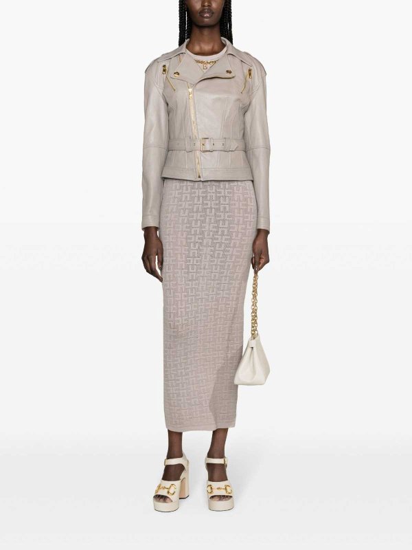 The Best Shops ELISABETTA FRANCHI: カジュアルジャケット - カジュアルジャケット - ライトグレー