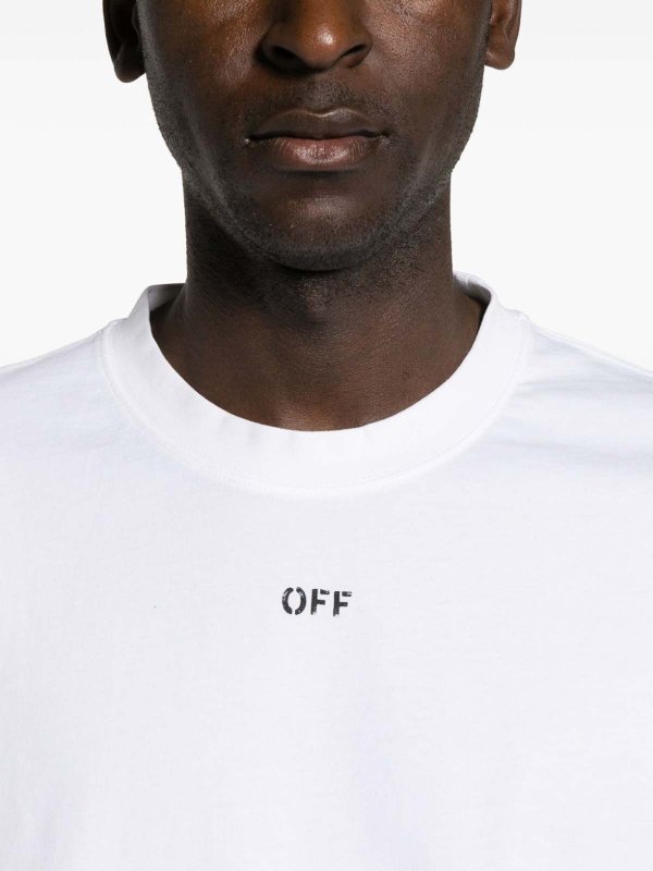 クルーネック - 白 shop online: OFF-WHITE
