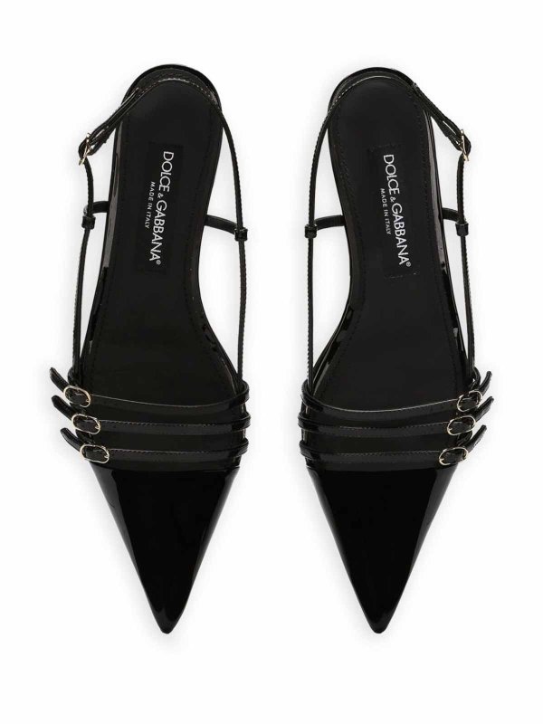 DOLCE & GABBANA: court shoes online - Dolce Gabbana Patent Slingback