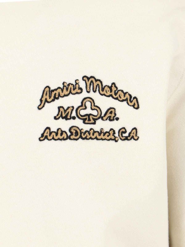 The Best Shops AMIRI: Sweatshirts und Pullover - Sweatshirt - Weiß