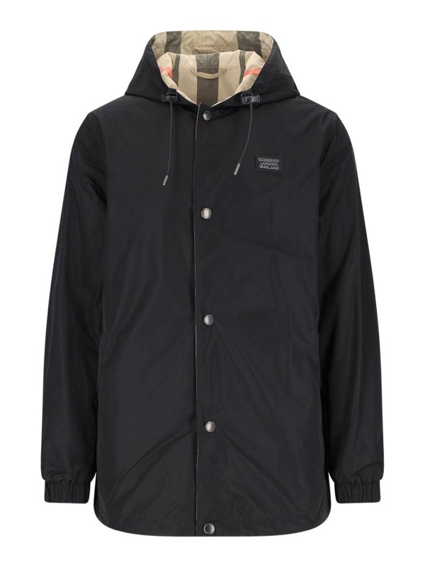 BURBERRY: blazers - Reversible Hooded Jacket