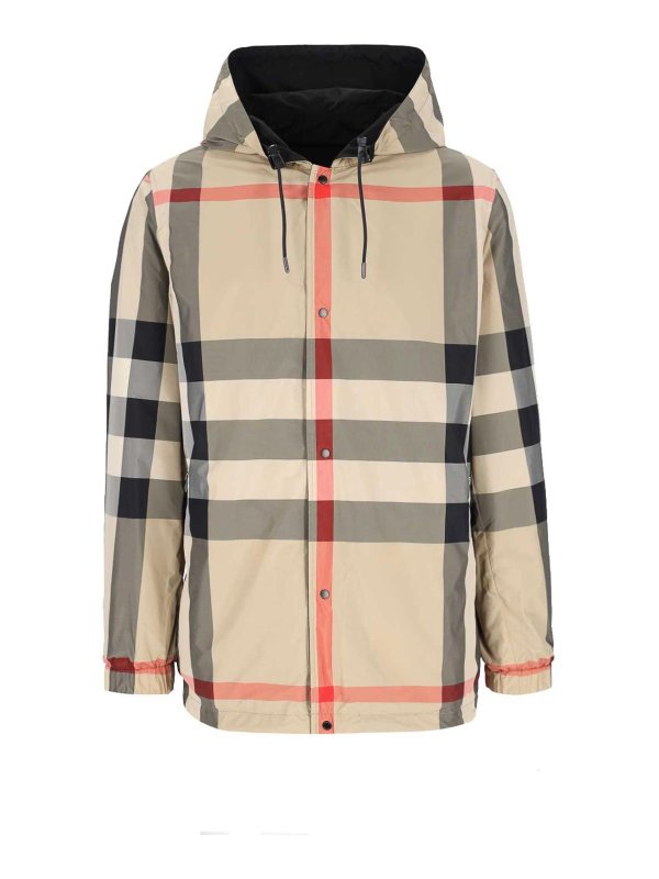 BURBERRY: blazers online - Reversible Hooded Jacket