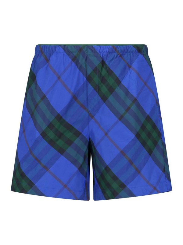 BURBERRY: Swim shorts & swimming trunks - Check Costume Shorts