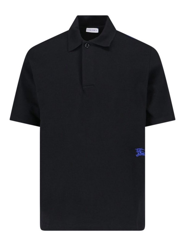 BURBERRY: Polos - Polo - Negro