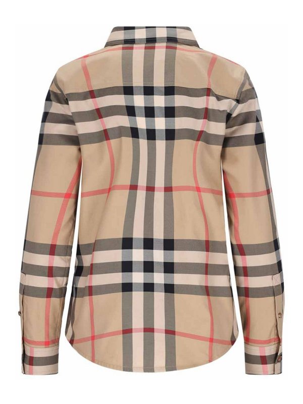 BURBERRY: シャツ online - シャツ - ベージュ