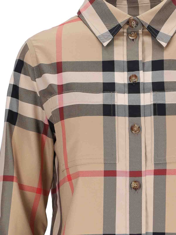 The Best Shops BURBERRY: シャツ - シャツ - ベージュ