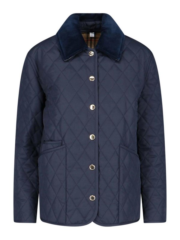 BURBERRY: casual jackets - Quilted Jacket