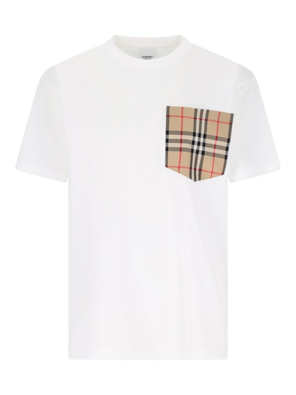 BURBERRY: T-shirts - T-Shirt - Weiß