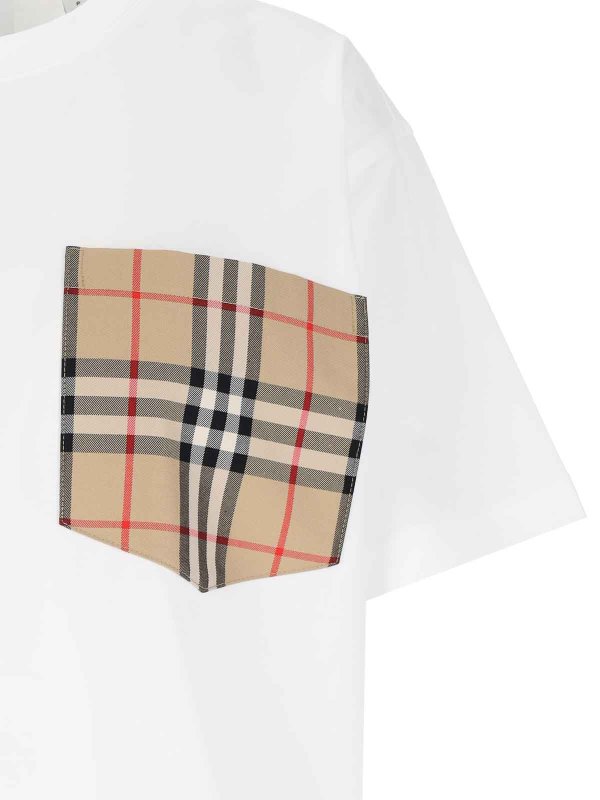 The Best Shops BURBERRY: T-shirts - T-Shirt - Weiß