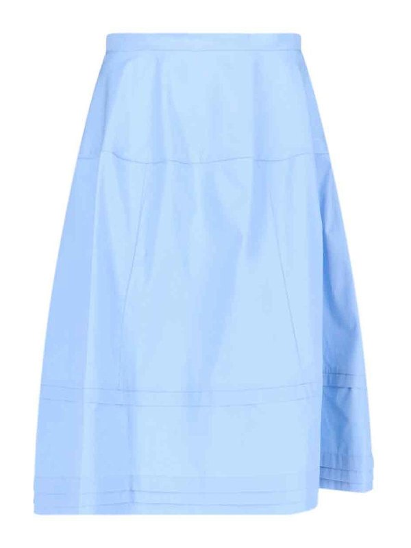 Marni: Knielange und Midi Röcke - Midirock - Blau