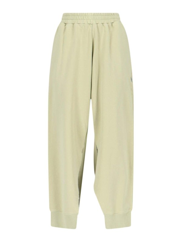 MM6 MAISON MARGIELA: カジュアルトラウザー - カジュアルパンツ - 緑