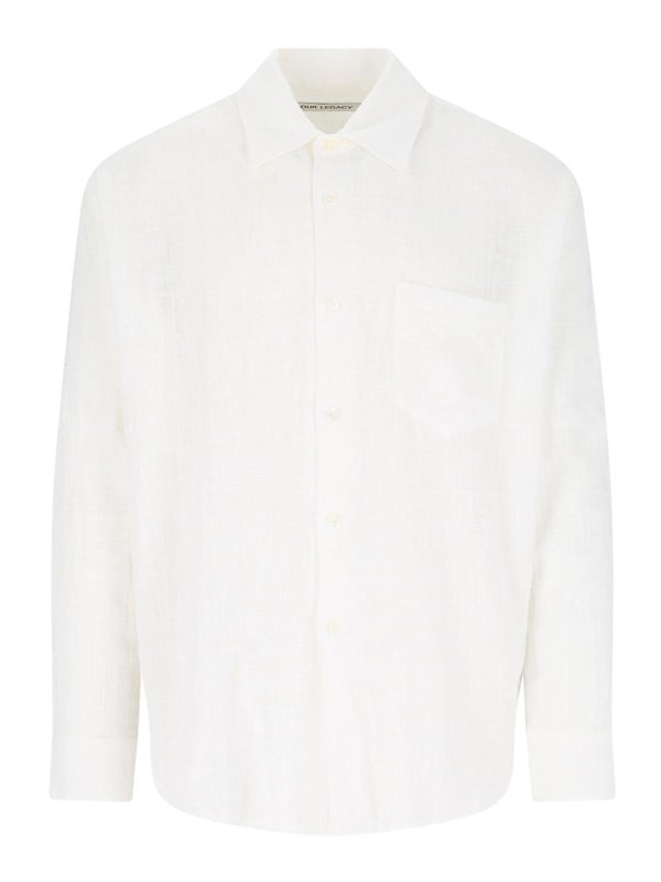 Our Legacy シャツ - 白 - メンズ | M2222CWOFFWHITEAIRCOTTON