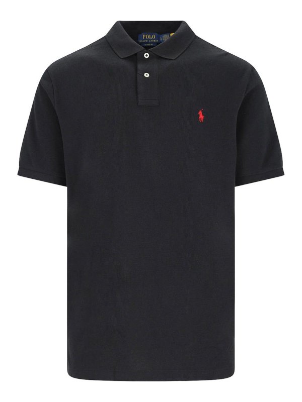 POLO RALPH LAUREN: ポロシャツ - ポロシャツ - 黒