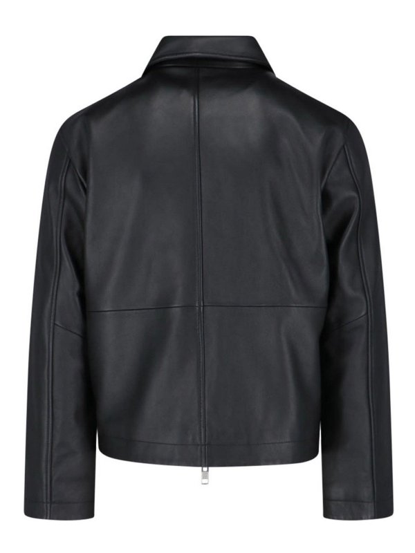 SUNFLOWER: Vestes en cuir online - Blouson En Cuir - Noir