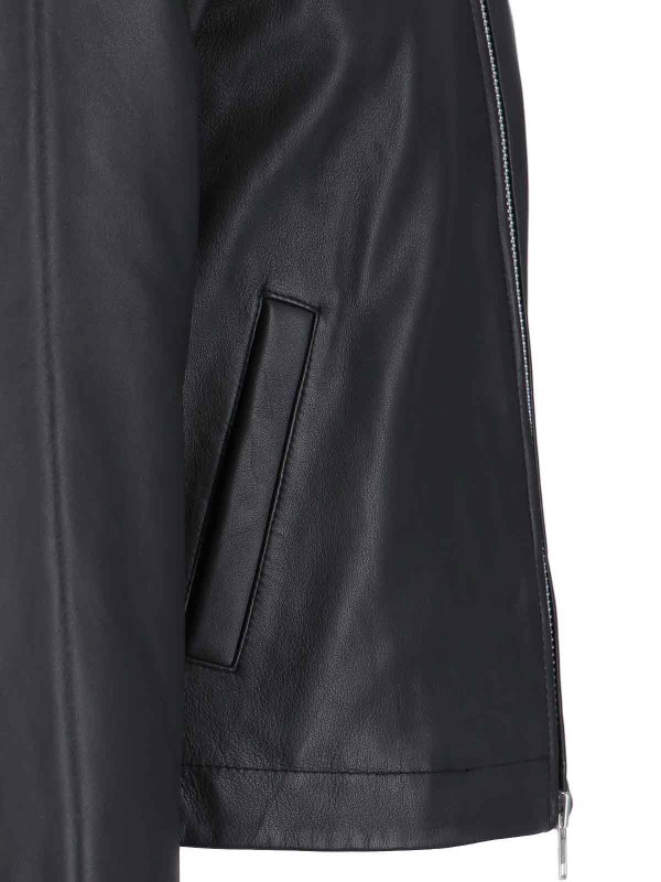 The Best Shops SUNFLOWER: Vestes en cuir - Blouson En Cuir - Noir