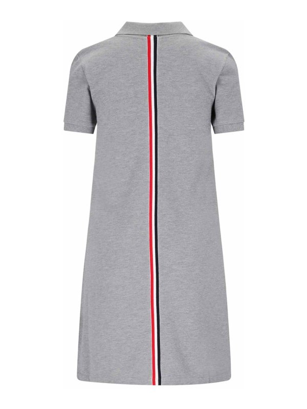 THOM BROWNE: Kurze Kleider online - Kurzes Kleid - Grau