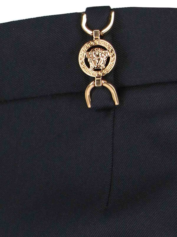 カジュアルパンツ - 黒 shop online: VERSACE