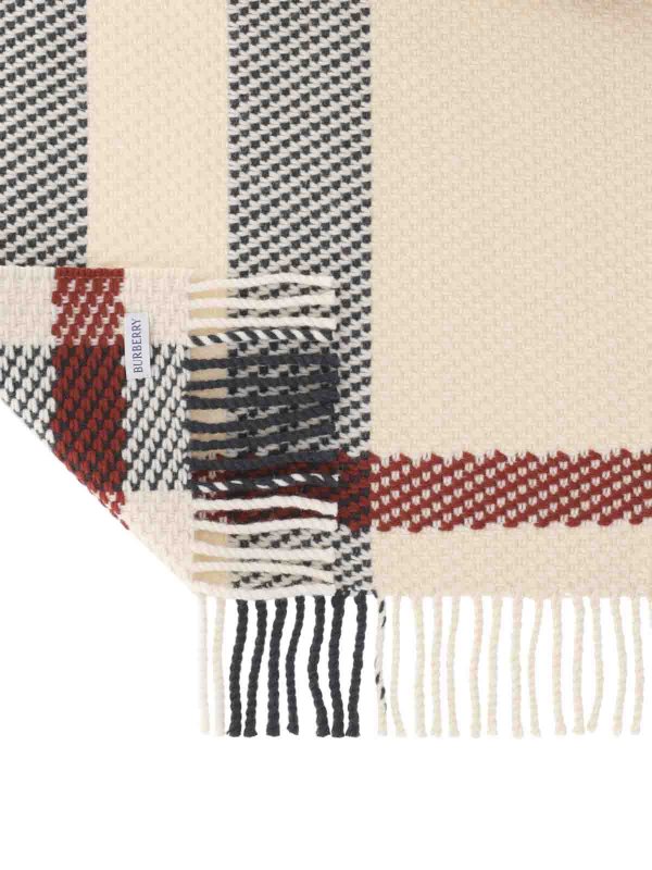 The Best Shops BURBERRY: scarves - Check pattern scarf