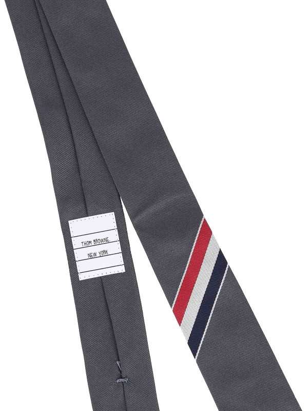 THOM BROWNE: cravatte e papillion online - Cravatta Dettaglio Righe