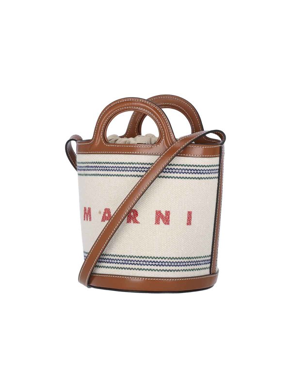 Marni: Bucket-bags online - Bucket-Bag - Weiß