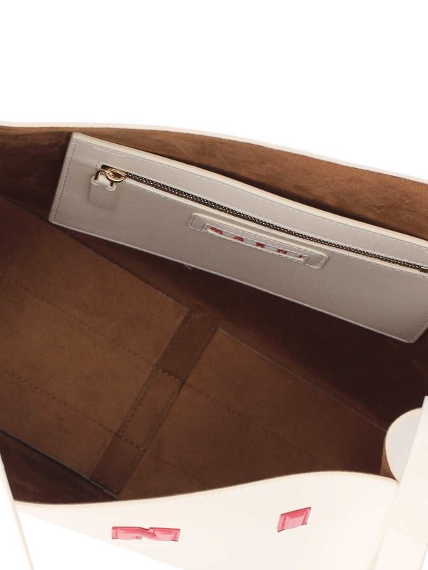 クロスボディバッグ - 白 shop online: Marni