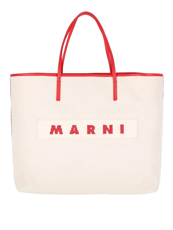 Marni: クロスボディバッグ - クロスボディバッグ - 白