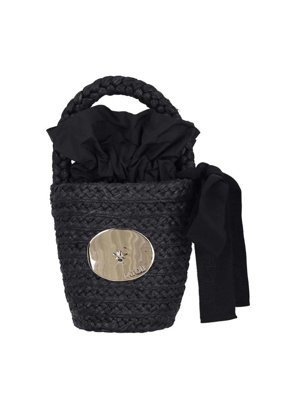 PATOU: バケットバッグ - バケットバッグ - 黒