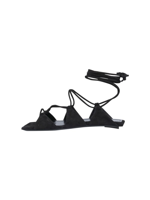 The Best Shops The Attico: sandals - Crossed Sandals