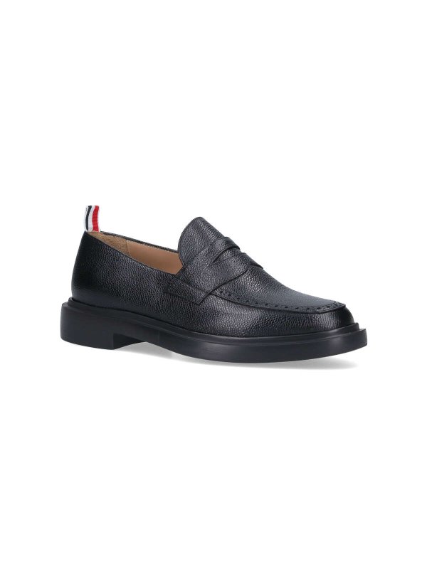 THOM BROWNE: Mocassins & Chaussures bateau online - Mocassins - Noir