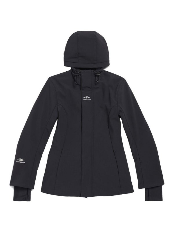 BALENCIAGA: Parkas - Parka - Negro
