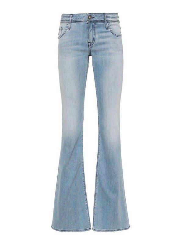 JACOB COHEN: ブーツカットジーンズ - ブーツカットジーンズ - ブルー