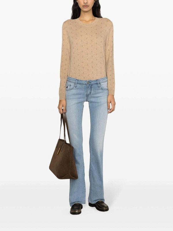 The Best Shops JACOB COHEN: ブーツカットジーンズ - ブーツカットジーンズ - ブルー