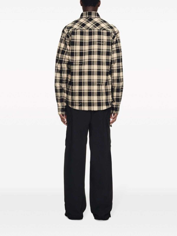 Checked Flannel Shirt shop online: OFF-WHITE