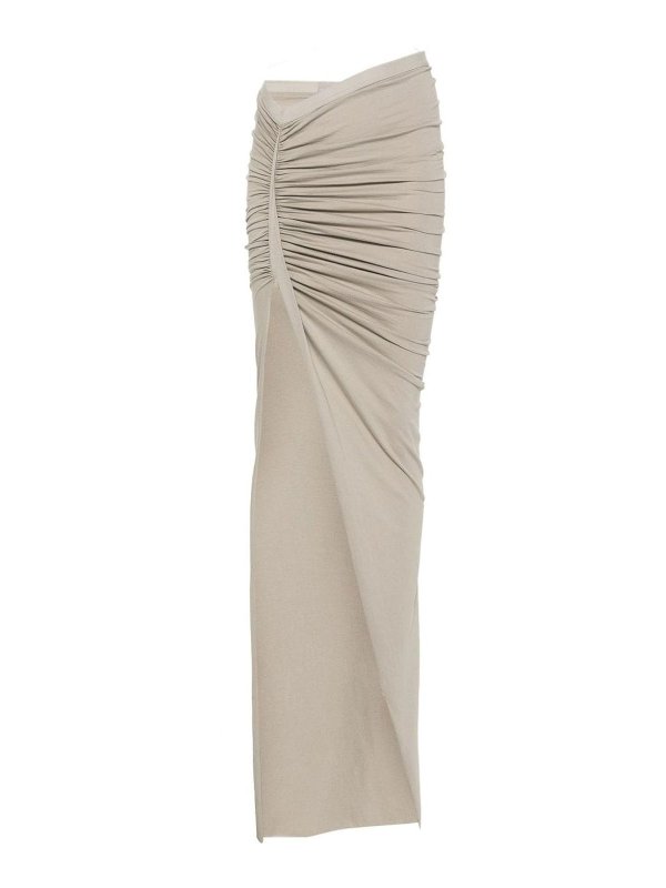 RICK OWENS: Faldas largas - Falda Larga - Gris Claro