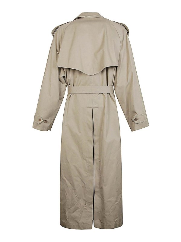 BALENCIAGA: トレンチコート online - トレンチコート - ベージュ