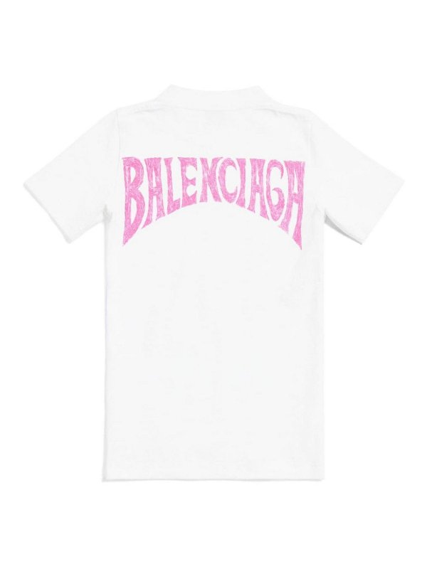 BALENCIAGA: T-shirts online - T-Shirt - Weiß