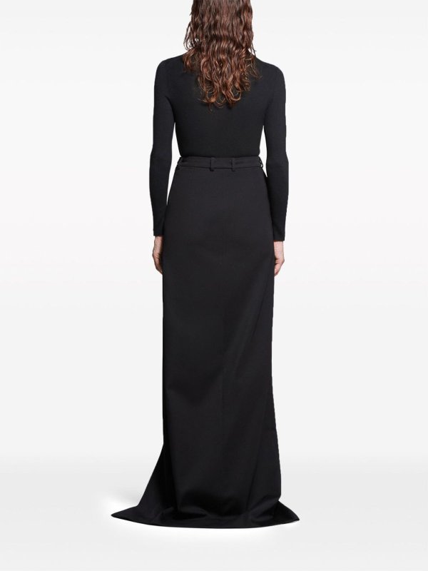 膝丈/ミディスカート - 黒 shop online: BALENCIAGA