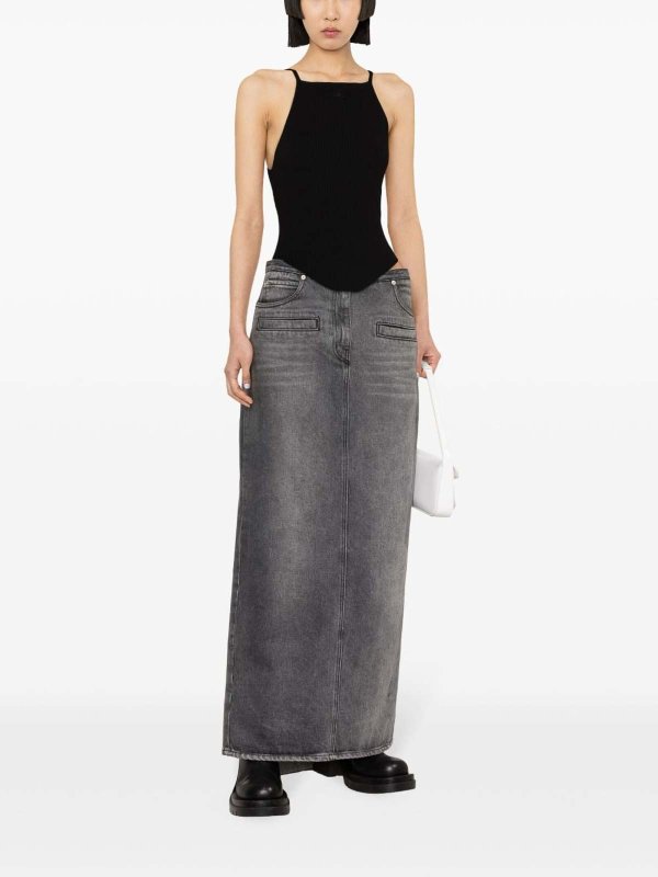 The Best Shops Courreges: Tops & Tank tops - Ribbed Tank Top