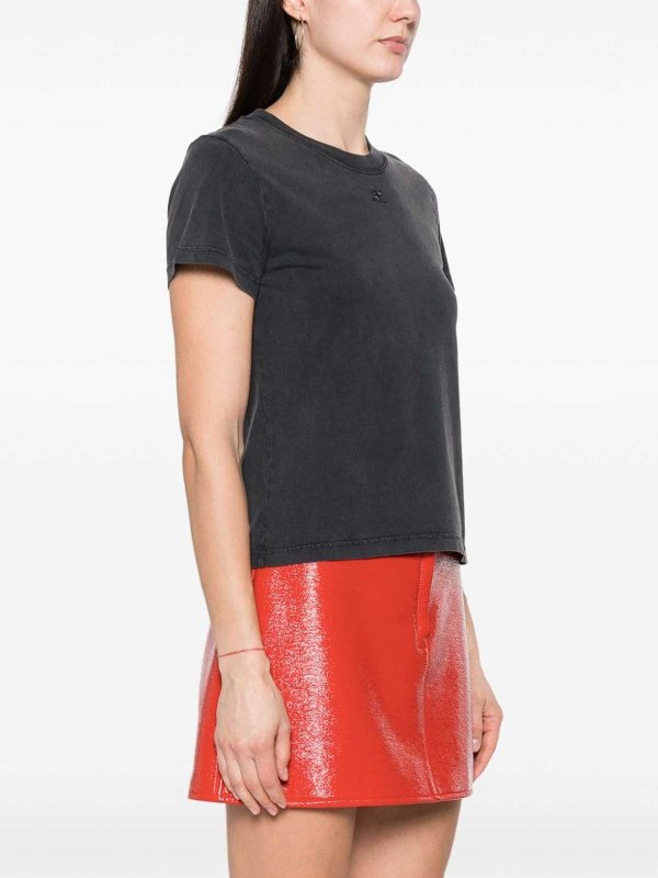 Courreges buy online Logo Cotton T-Shirt