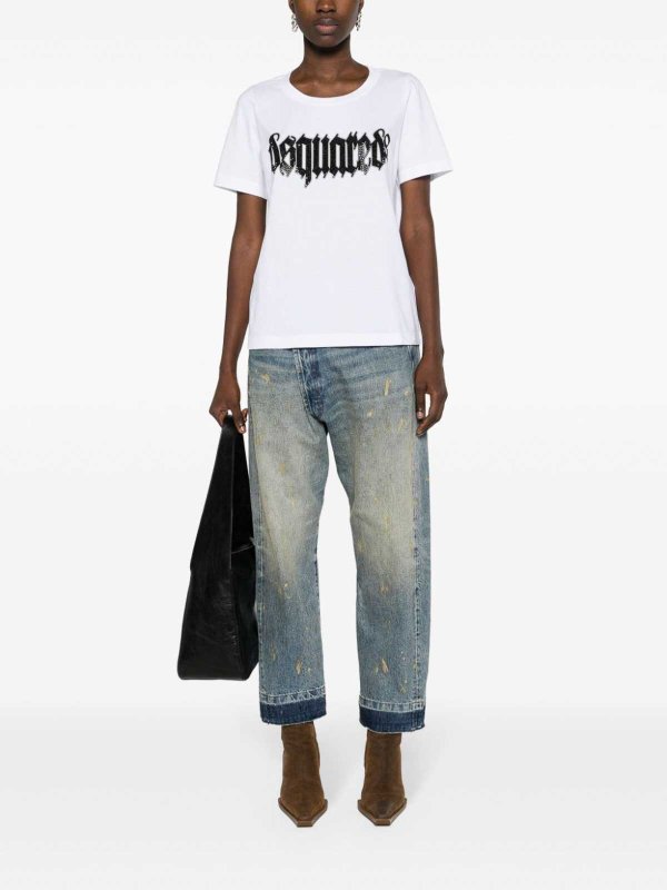 DSQUARED2 buy online Logo Cotton T-Shirt