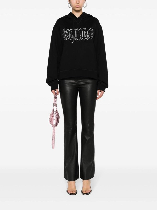 DSQUARED2: Sweatshirts & Sweaters online - Logo Cotton Hoodie