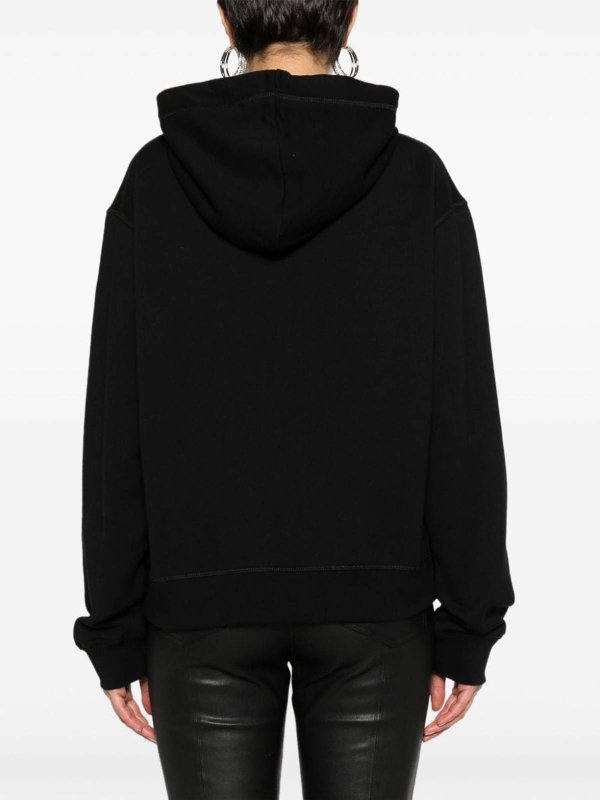 The Best Shops DSQUARED2: Sweatshirts & Sweaters - Logo Cotton Hoodie