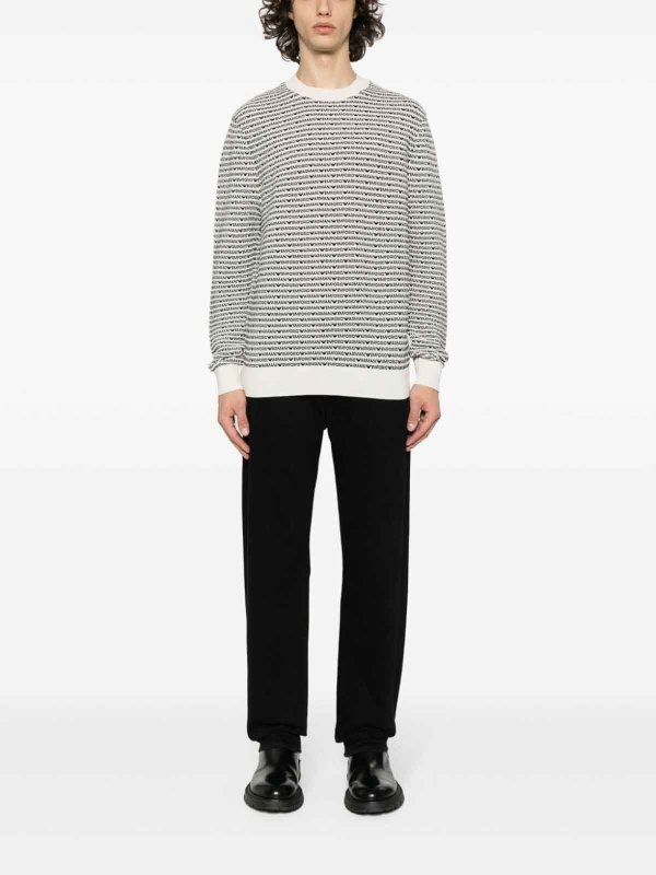 Suéter Cuello Redondo - Beis shop online: EMPORIO ARMANI