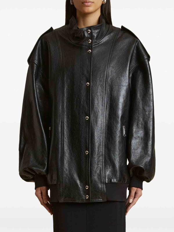 The Best Shops KHAITE: Farris Leather Jacket